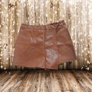 Sexy Faux Leather Shorts